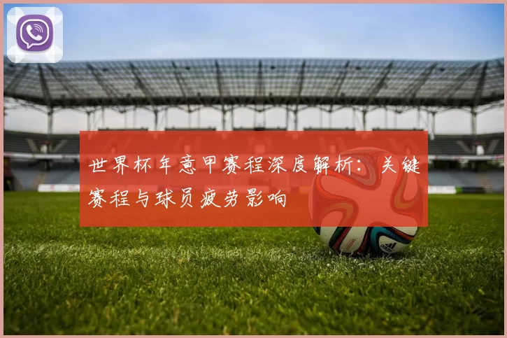 世界杯年意甲赛程深度解析:关键赛程与球员疲劳影响