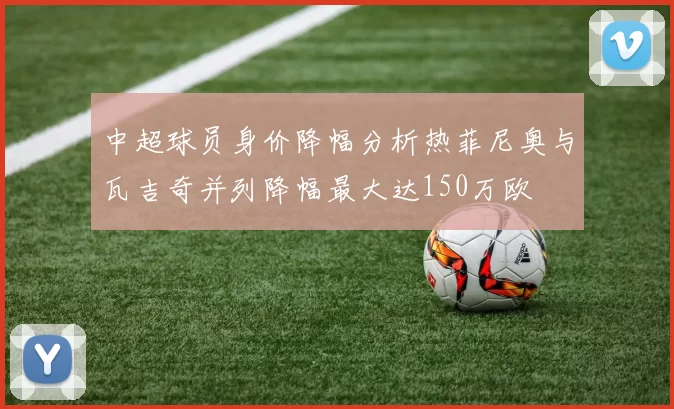 中超球员身价降幅分析热菲尼奥与瓦吉奇并列降幅最大达150万欧